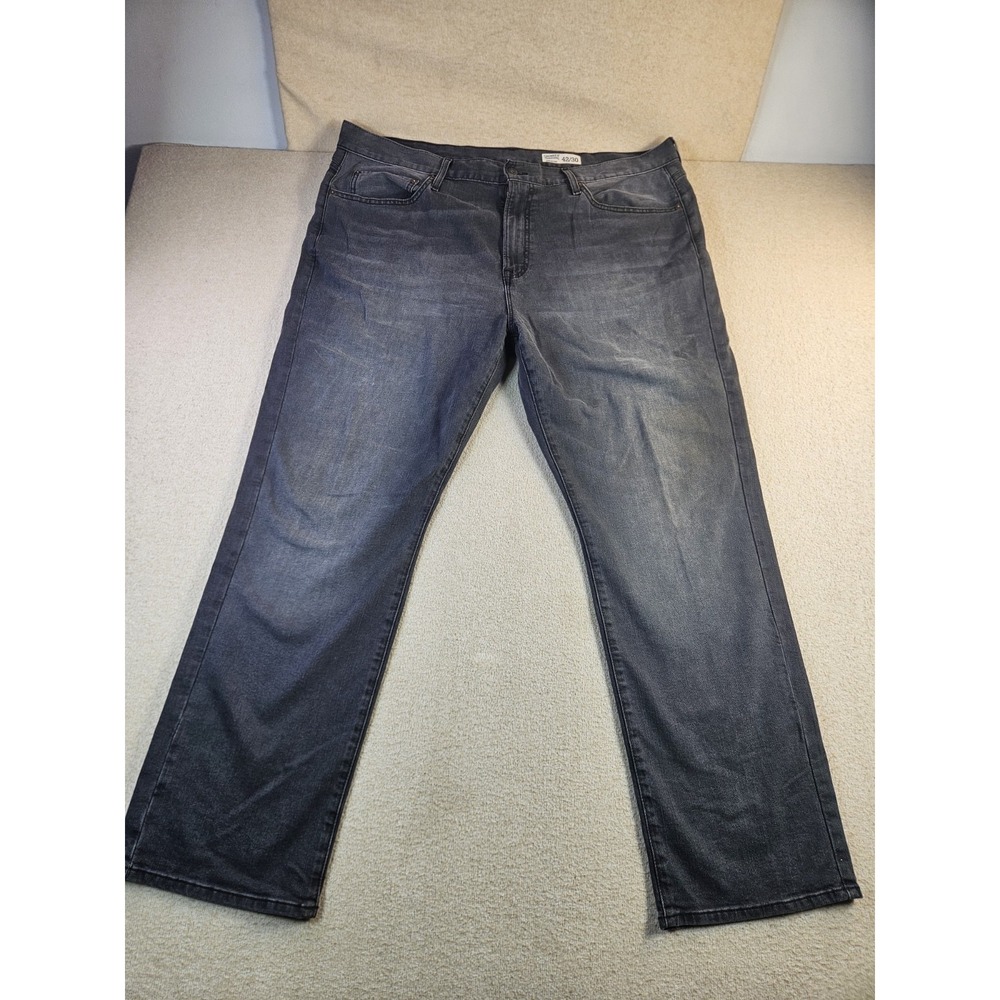 Cremieux Premium Denim Straight Black Jeans Mens 42x30 Stretch